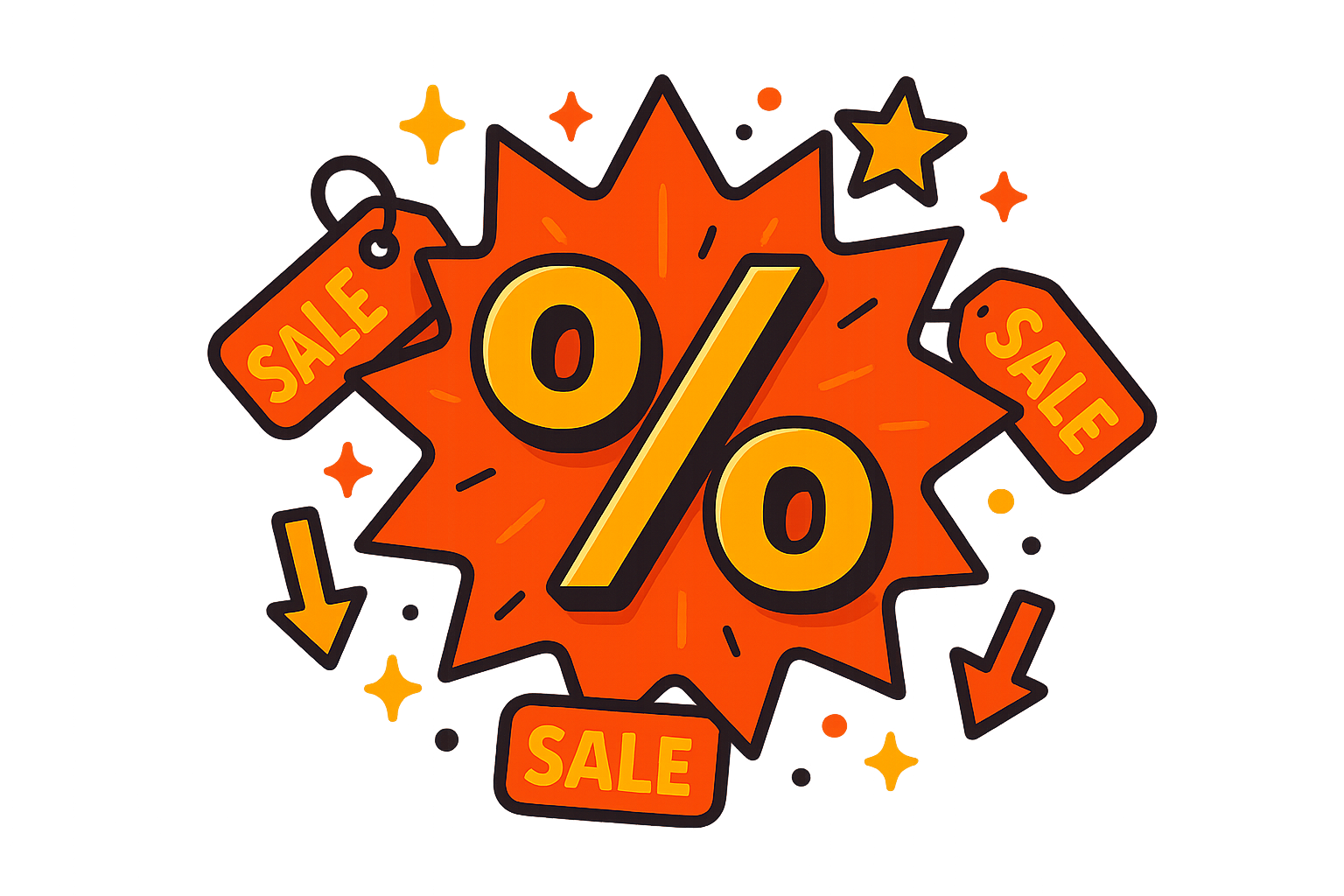 Great discounts icon
